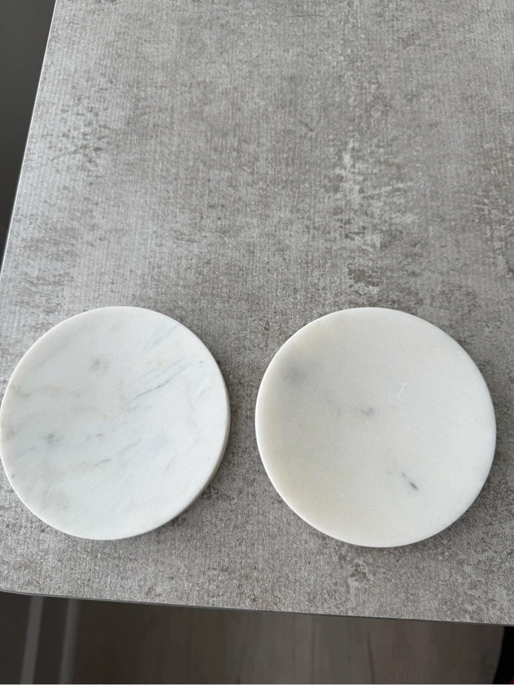 Target White Marble Round Jewelry Trays - Set of 2